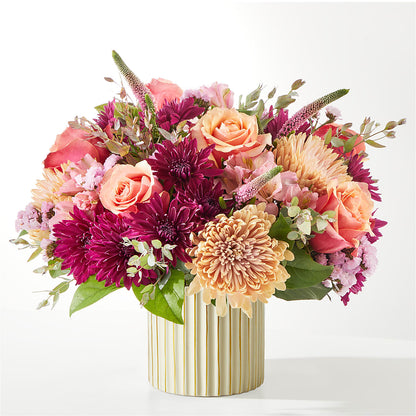 Berry Cobbler Bouquet with Ivory Vase –  Babes Floral Design Llc, Old Fort NC