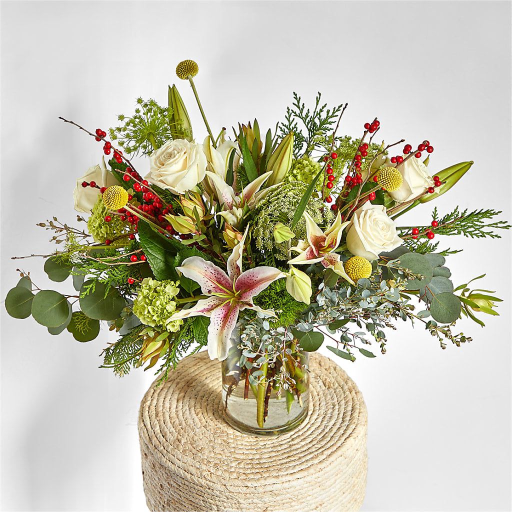Berry & Bright Bouquet –  Babes Floral Design Llc, Old Fort NC