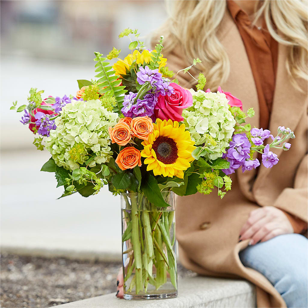 Vibrant Greetings Bouquet –  Babes Floral Design Llc, Old Fort NC