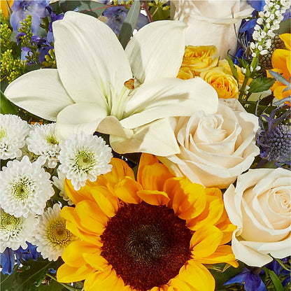 Wonderfully Sunny Bouquet –  Babes Floral Design Llc, Old Fort NC