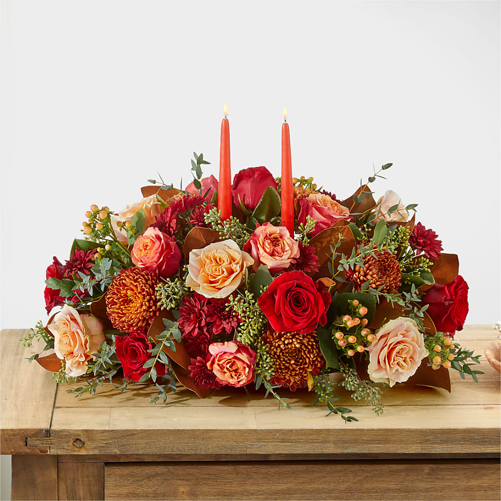 Gather Near Centerpiece –  Babes Floral Design Llc, Old Fort NC