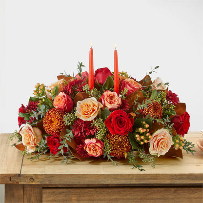 Gather Near Centerpiece –  Babes Floral Design Llc, Old Fort NC