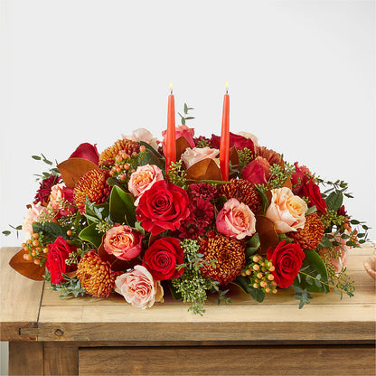 Gather Near Centerpiece –  Babes Floral Design Llc, Old Fort NC
