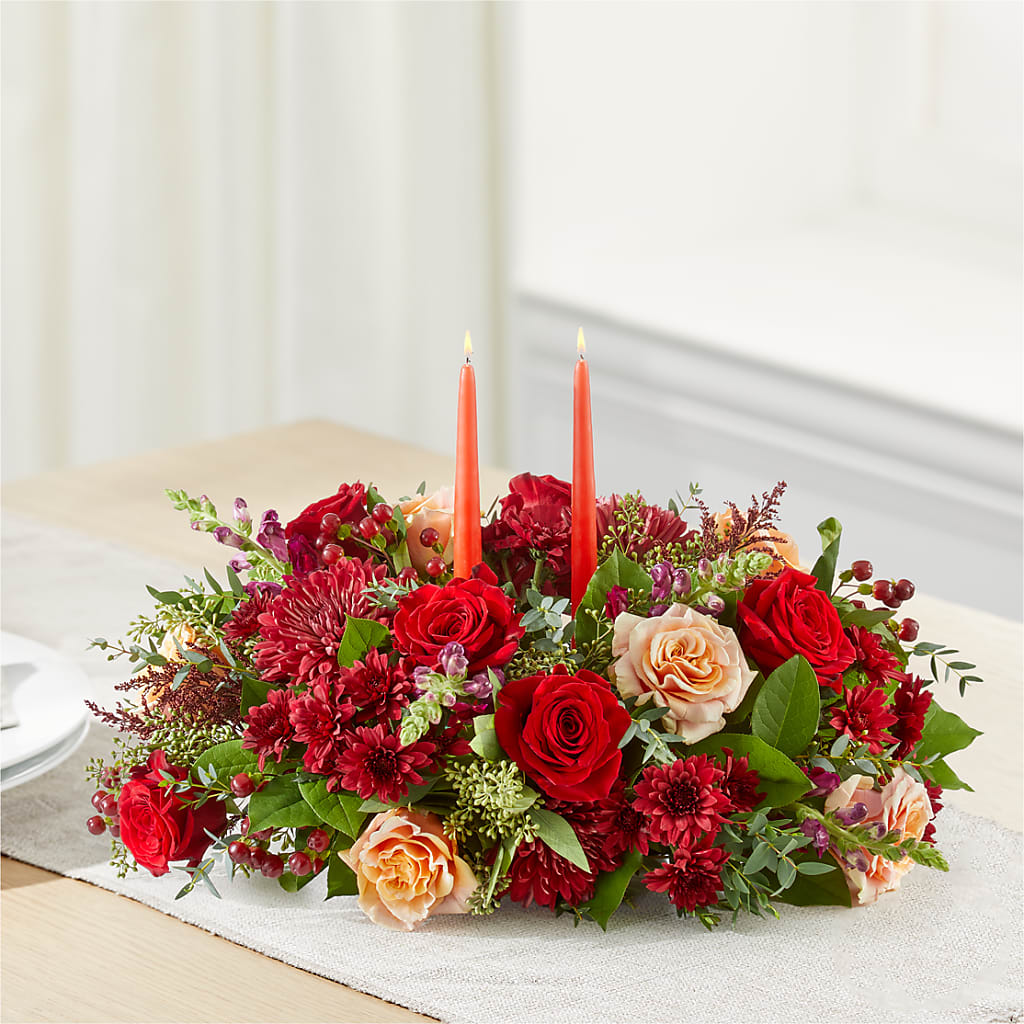 Most Thankful Centerpiece –  Babes Floral Design Llc, Old Fort NC