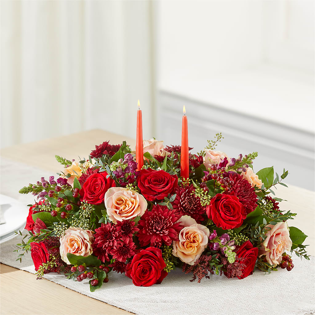 Most Thankful Centerpiece –  Babes Floral Design Llc, Old Fort NC