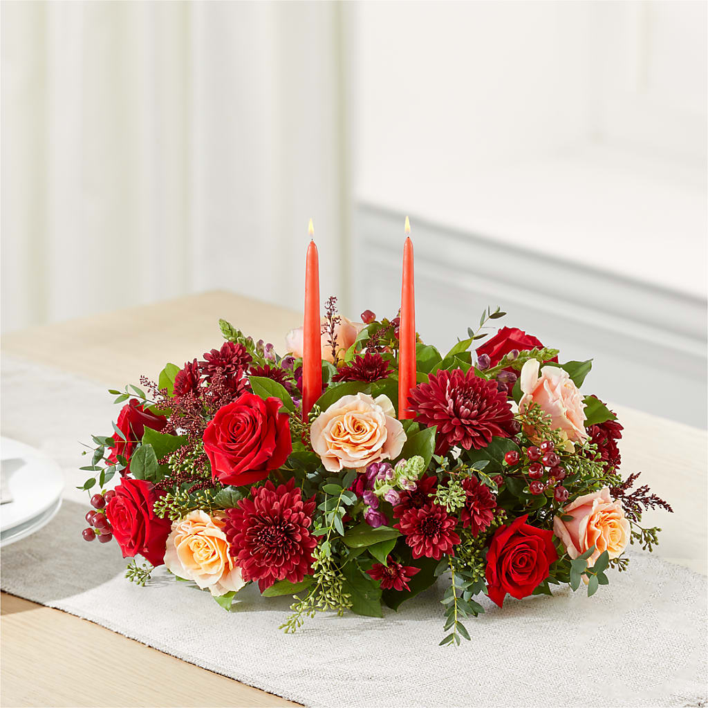 Most Thankful Centerpiece –  Babes Floral Design Llc, Old Fort NC