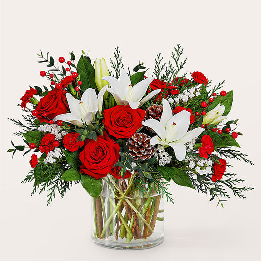 Best in Snow Bouquet –  Babes Floral Design Llc, Old Fort NC