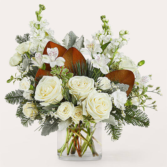 Fresh Snowfall Bouquet –  Babes Floral Design Llc, Old Fort NC