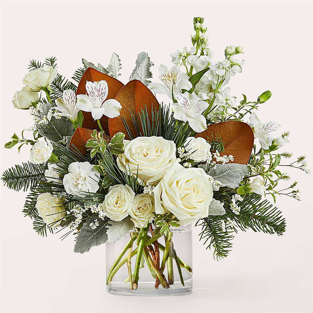 Fresh Snowfall Bouquet –  Babes Floral Design Llc, Old Fort NC