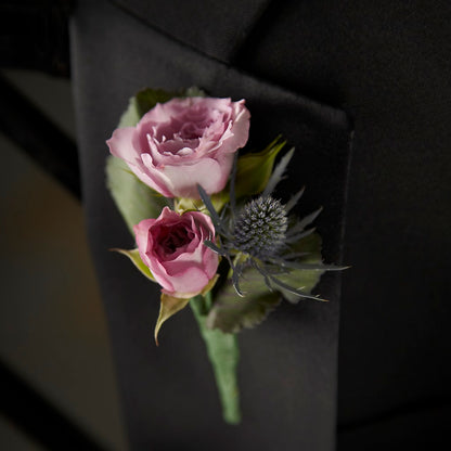 Veronica Boutonniere –  Babes Floral Design Llc, Old Fort NC