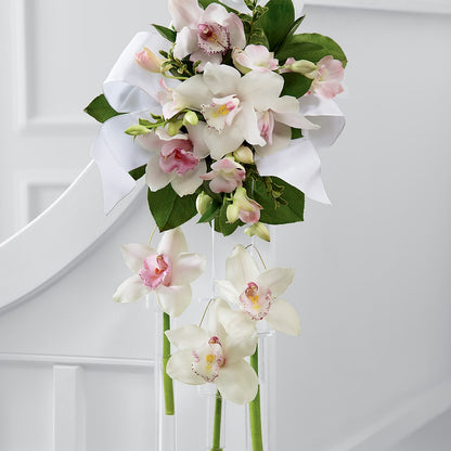 Perfect Entrance Pew Arrangement –  Babes Floral Design Llc, Old Fort NC