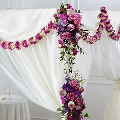 Color & Light Chuppah Decor –  Babes Floral Design Llc, Old Fort NC