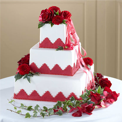 Forever Happiness Cake Decor –  Babes Floral Design Llc, Old Fort NC